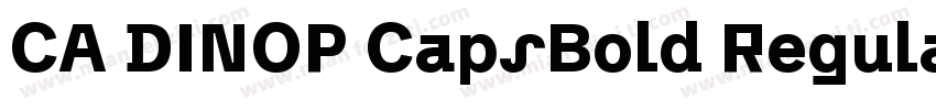 CA DINOP CapsBold Regular字体转换